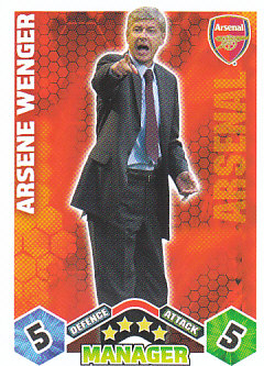 Arsene Wenger Arsenal 2009/10 Topps Match Attax Manager #427